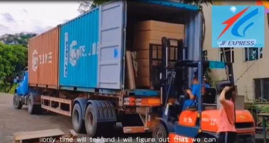 中国からタイまでのドアツードアの陸上トラック輸送と海上輸送の費用